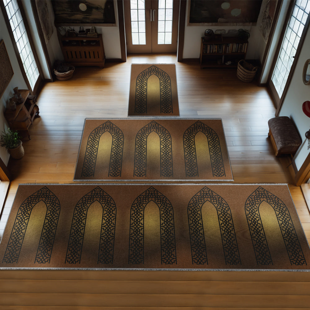 Kişiselleştirilebir Sünger Dolgulu Kaymaz Seccade 405