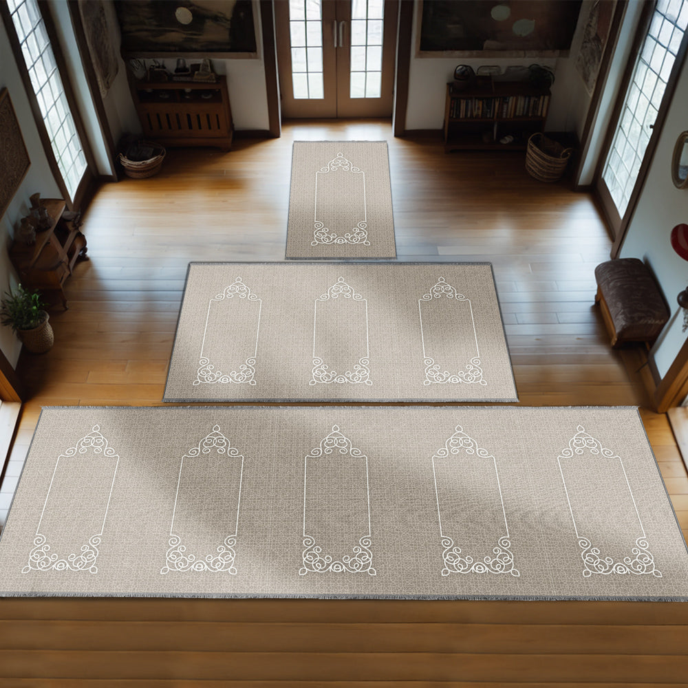 Kişiselleştirilebir Sünger Dolgulu Kaymaz Seccade 407