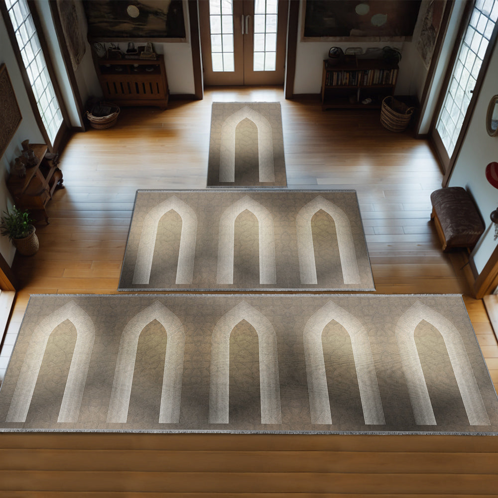 Kişiselleştirilebir Sünger Dolgulu Kaymaz Seccade 606