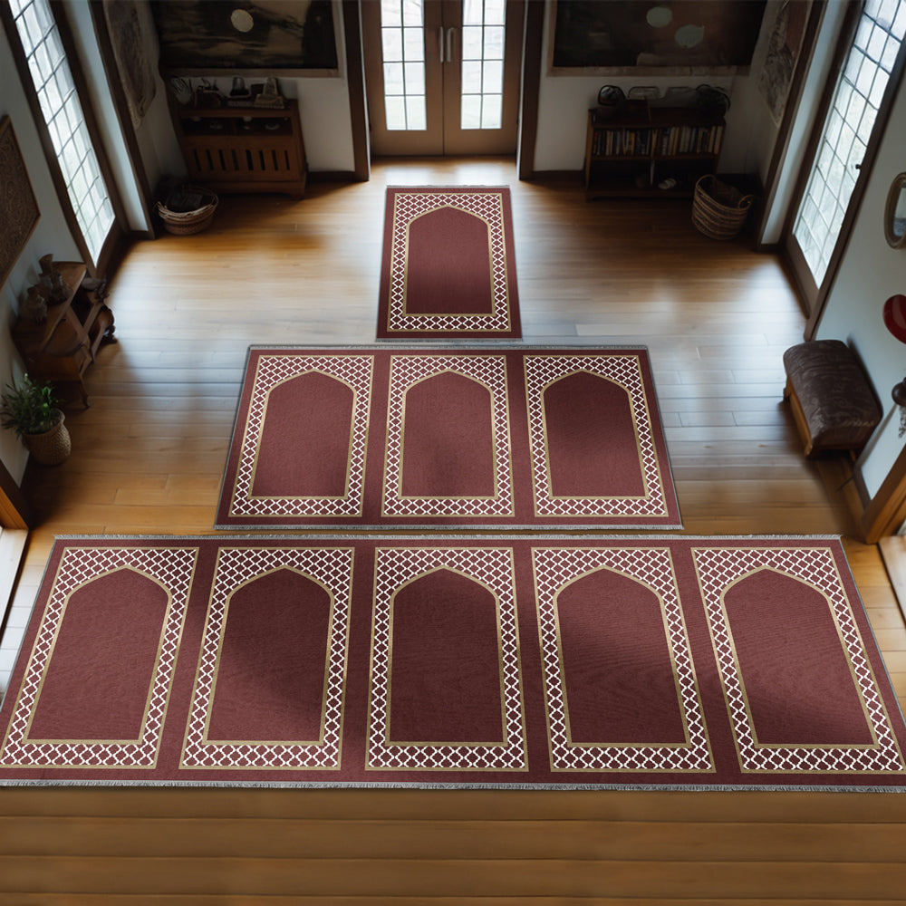 Kişiselleştirilebir Sünger Dolgulu Kaymaz Seccade 803