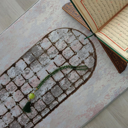 Kişiselleştirilebir Sünger Dolgulu Kaymaz Seccade 408