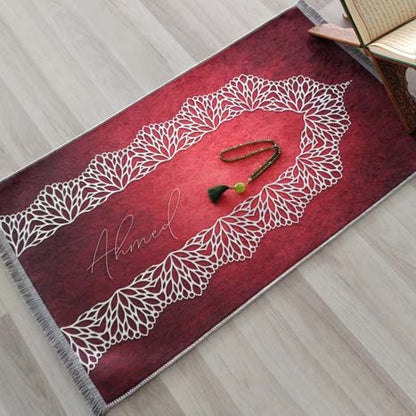 Kişiselleştirilebir Sünger Dolgulu Kaymaz Seccade 414
